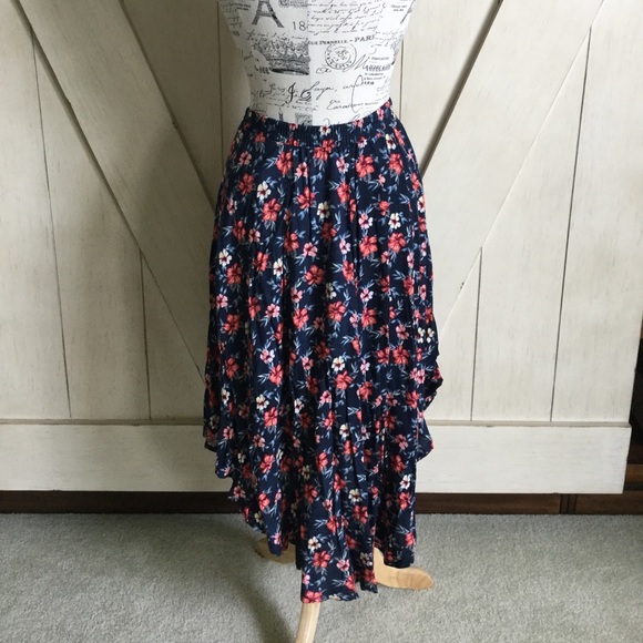 🍍Hollister Tropical High Low Stretch Skirt🍍 - Picture 3 of 6